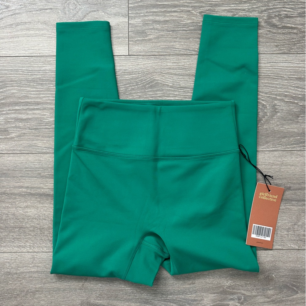 Girlfriend collective green leggings